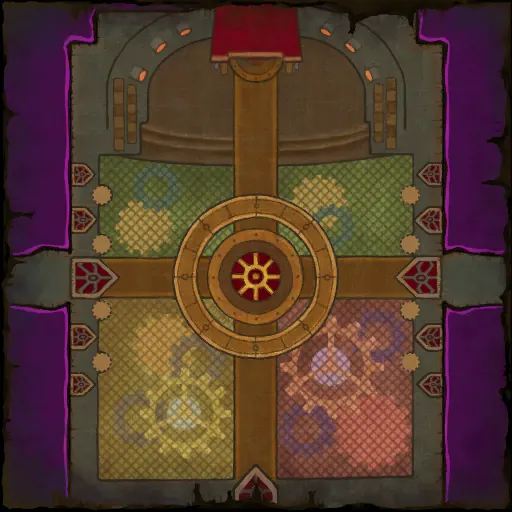 Minimap of King Albireo's Hideout (Hard)