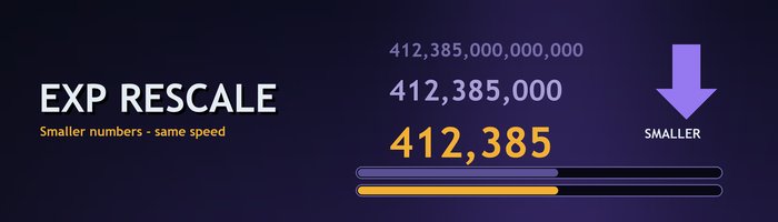 Patch Notes: EXP rescale