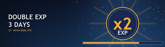 [EVENT] Double EXP Event: 3 days